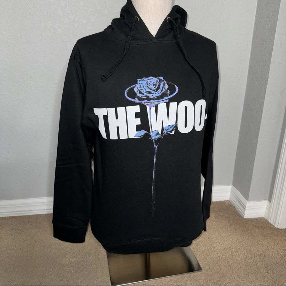 Pop Smoke x Vlone The Woo Hoodie Sweatshirt black Men’s Size Small